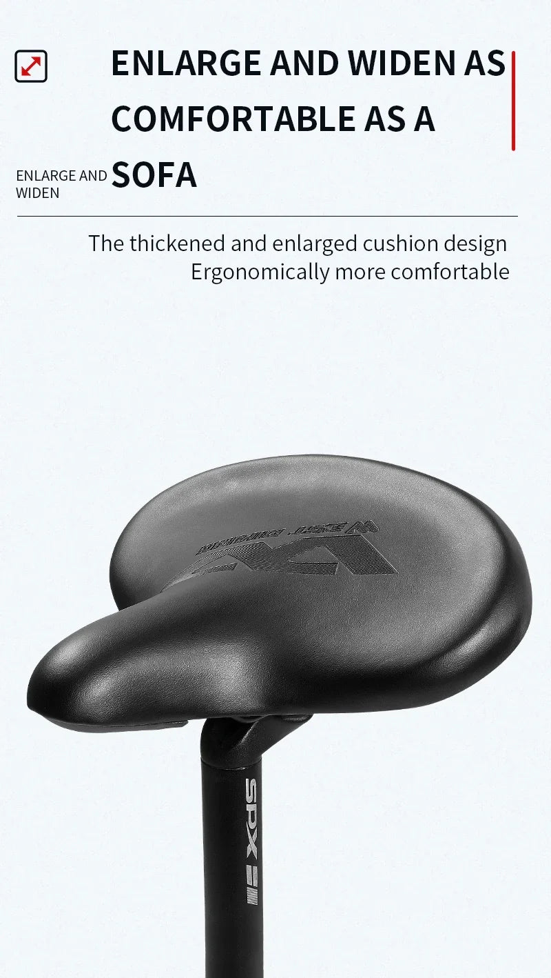 CowLost | west-biking-widen-bicycle-saddle-ergonomic-thick-comfortable-bike-saddle-shock-absorbtion-mtb-e-bike-cushion-bicycle-accessories |40