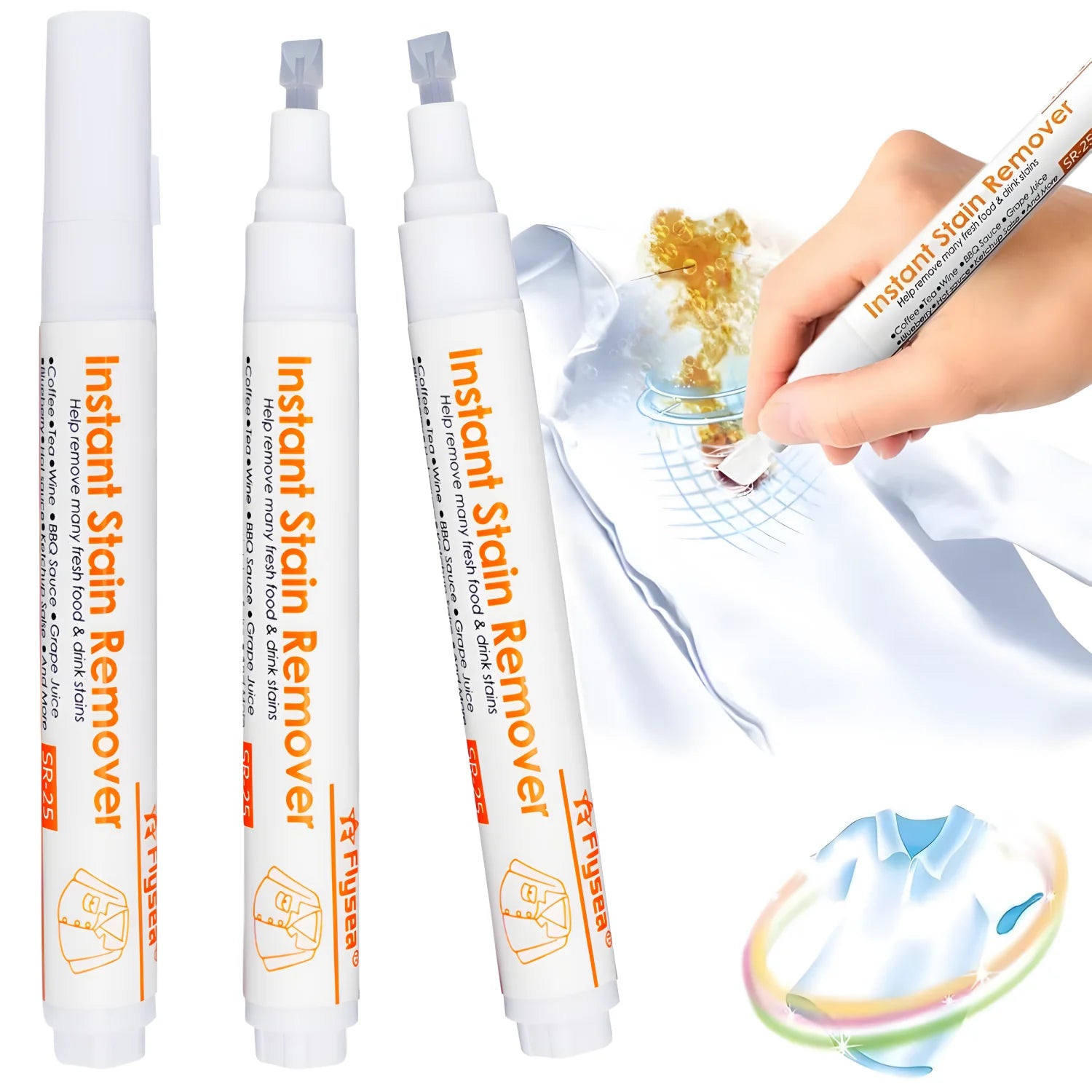 CowLost | stain-removers-product_id-3-5pcs-portable-clothes-bleach-stain-remover-pen-wash-free-laundry-cleaner |1