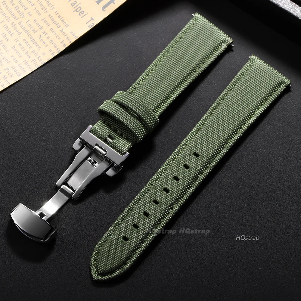 CowLost | bracelets-product_id-20mm-22mm-quick-release-waterproof-sailcloth-and-cowhide-watch-band-with-butterfly-buckle-for-omega-seiko |14