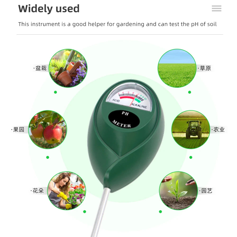 Digital Soil PH Meter Tester with Probe for Garden Plant Soil Acidity Test