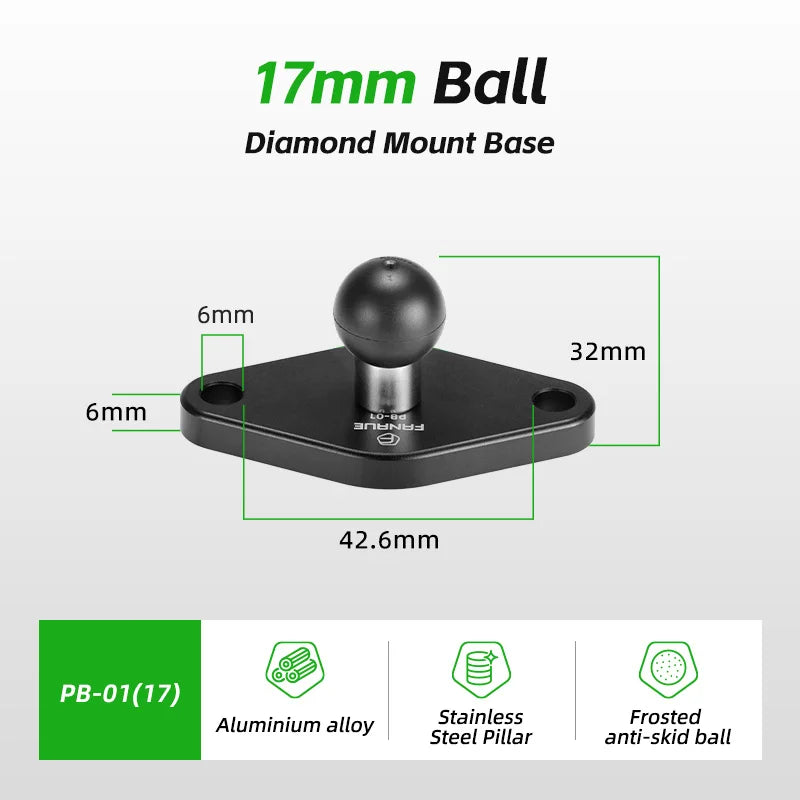 CowLost | product_id-fanaue-1-aluminum-ball-adapter-for-25-20-17mm-diamond-square-base-ram-mounts |18
