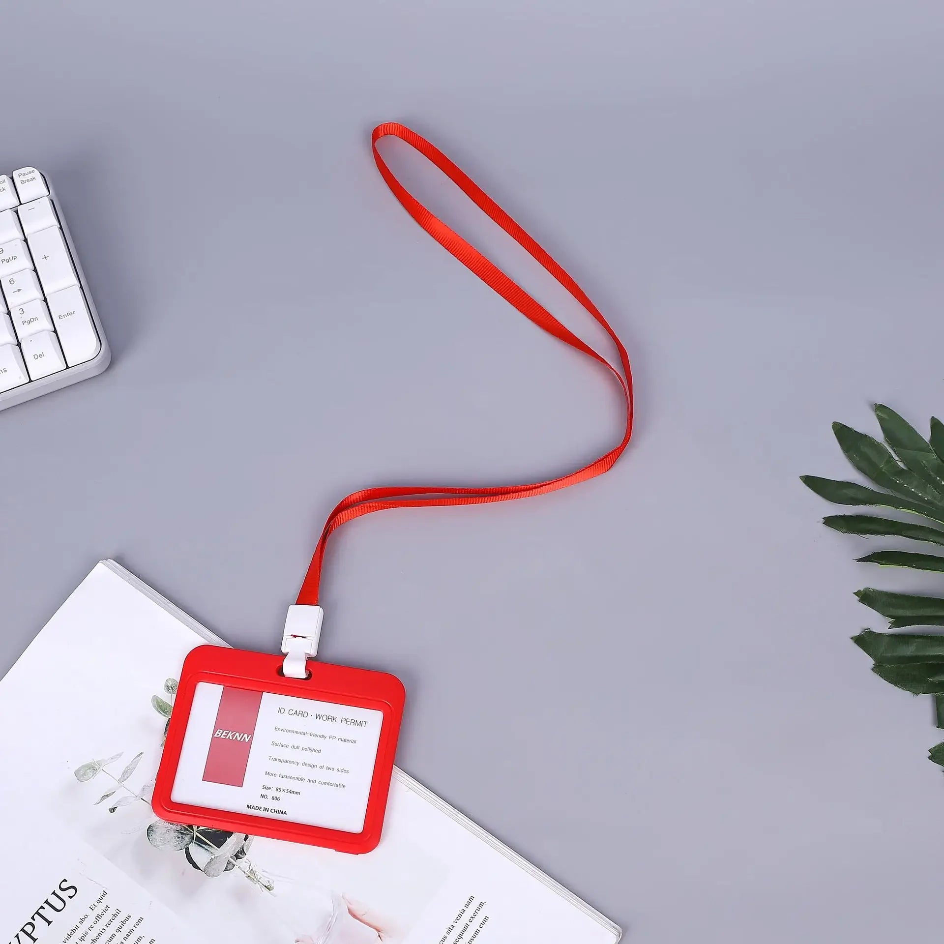 CowLost | uncategorized-plastic-work-card-holder-with-lanyard-rope |25