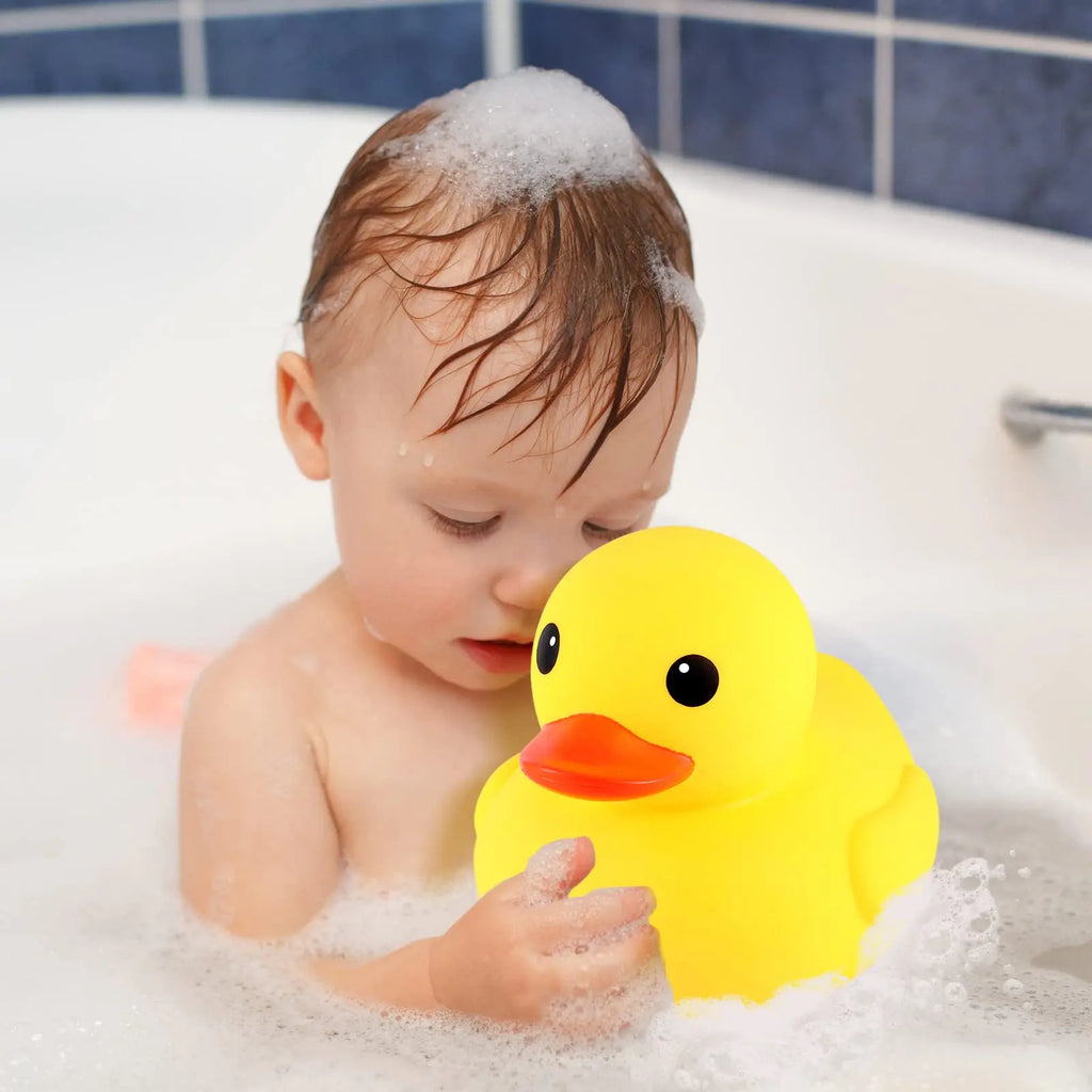 CowLost | product_id-1-2-pcs-giant-10-2-inch-rubber-duck-bath-toy-squeaky-large-yellow-rubber-ducky |6