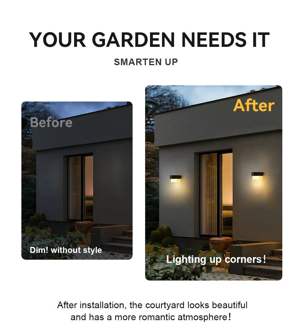 CowLost | seediq-solar-outdoor-wall-light-ip65-waterproof-led-facade-wall-lamp-4w-wireless-street-porch-garden-lighting |11