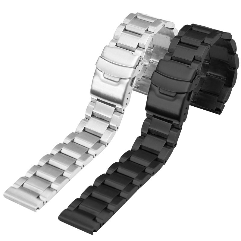 CowLost | product_id-stainless-steel-18-24mm-metal-buckle-strap-for-samsung-watch-3-huawei-watch-luxury-wristband |12