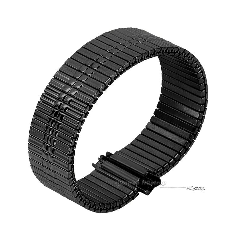 CowLost | bracelets-product_id-16-22mm-stainless-steel-elastic-expansion-watch-strap-silver-gold-black-unisex-bracelet |11