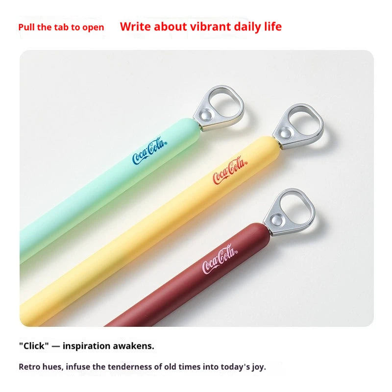 CowLost | product_id-kaco-coca-cola-limited-gel-pen-0-5mm-vintage-tone-barrel-with-creative-ring-pull-design-for-writing-focus |4