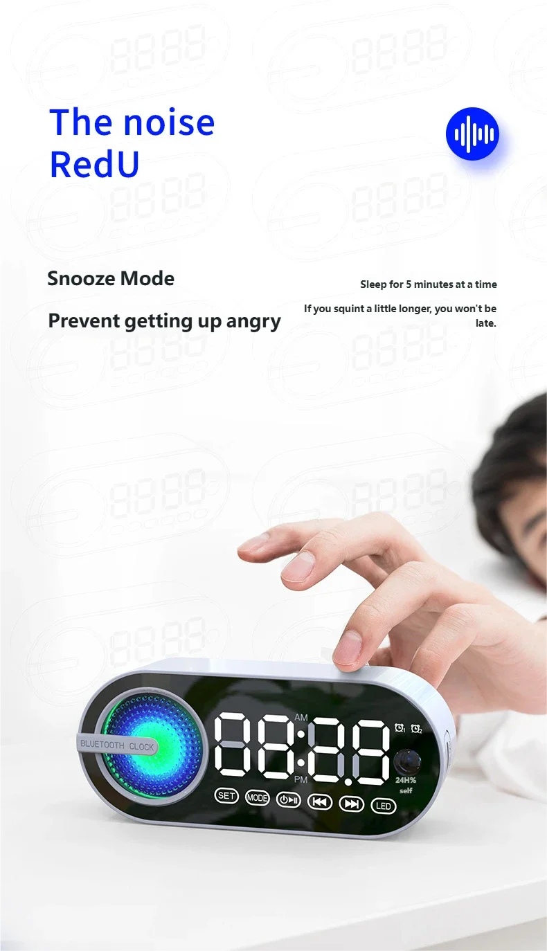 CowLost | product_id-homefish-smart-wireless-bluetooth-mini-speaker-alarm-clock-portable-subwoofer-gift |8