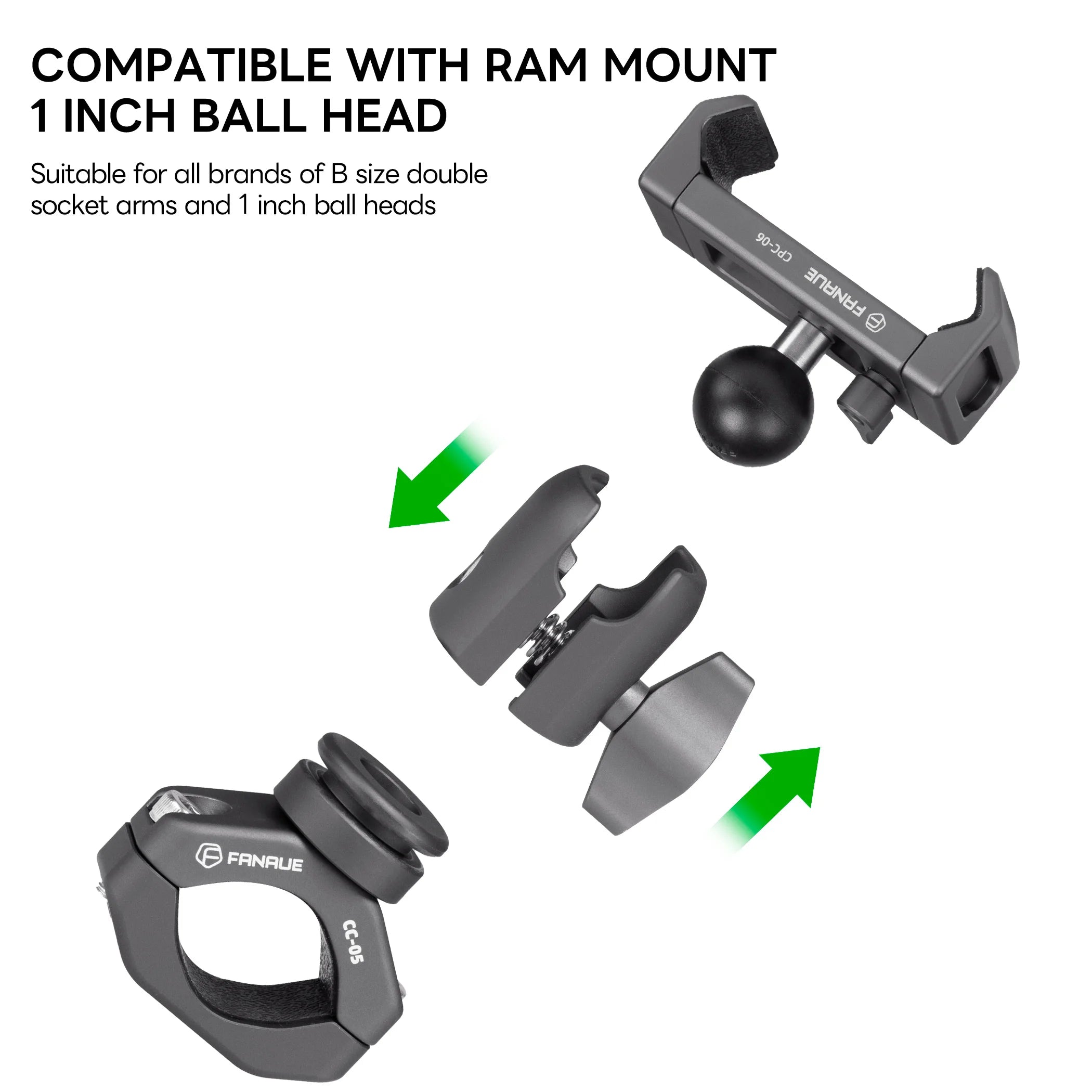 CowLost | product_id-fanaue-universal-aluminum-bike-phone-holder-360-rotation-for-72-100mm-phones |8