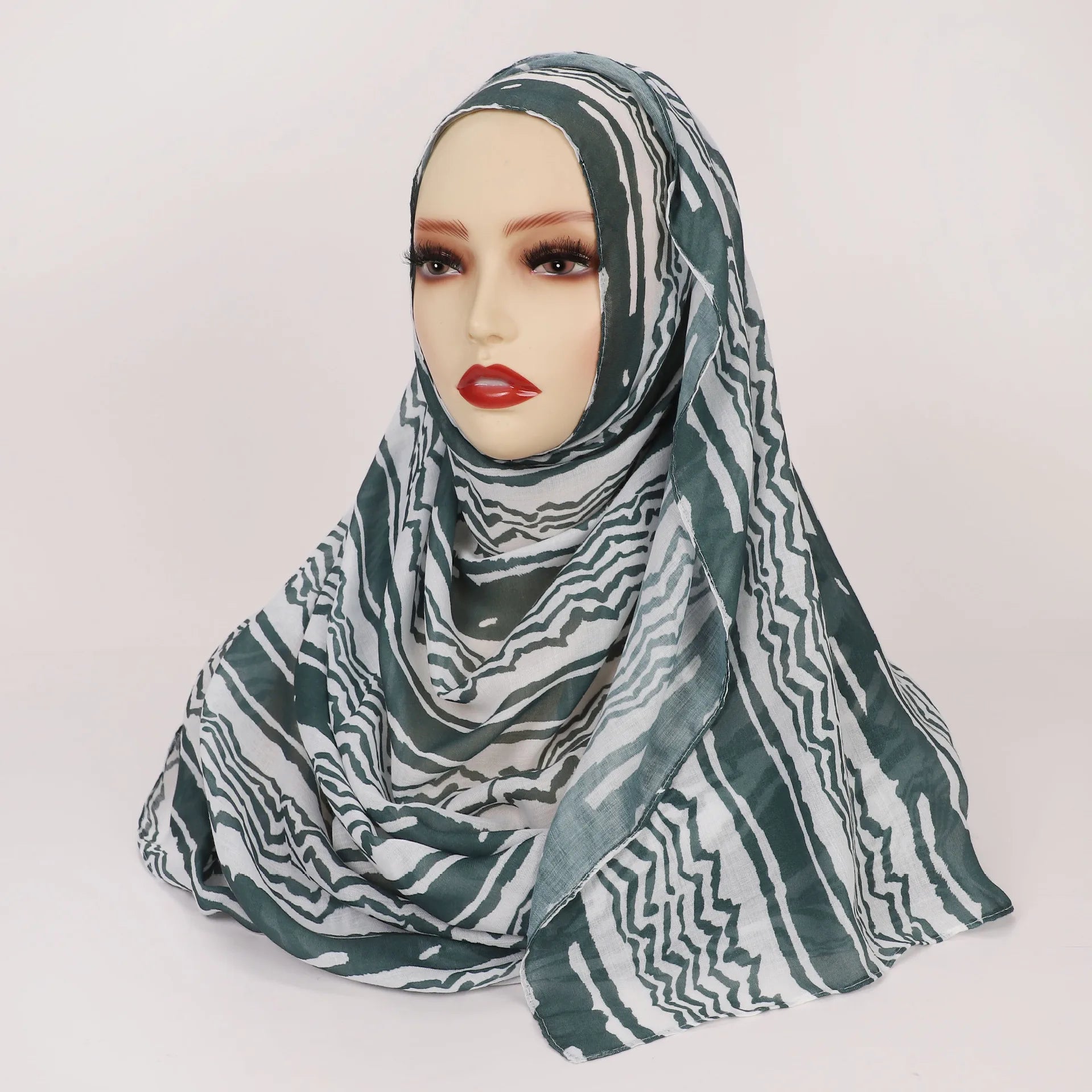 CowLost | bohemian-print-women-watercolor-soft-muslim-hijab |1