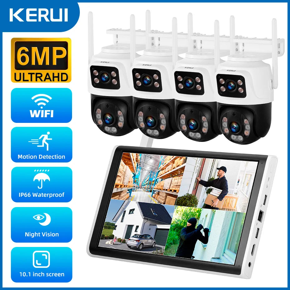 CowLost | 3d-printer-accessories-kerui-6mp-full-hd-8ch-wireless-wifi-dual-lens-ip-nvr-security-camera-system |30
