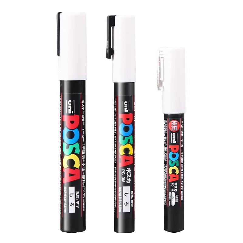 CowLost | product_id-uni-posca-white-acrylic-waterproof-permanent-marker-pen-pc-1m-3m-5m-art-supplies |6