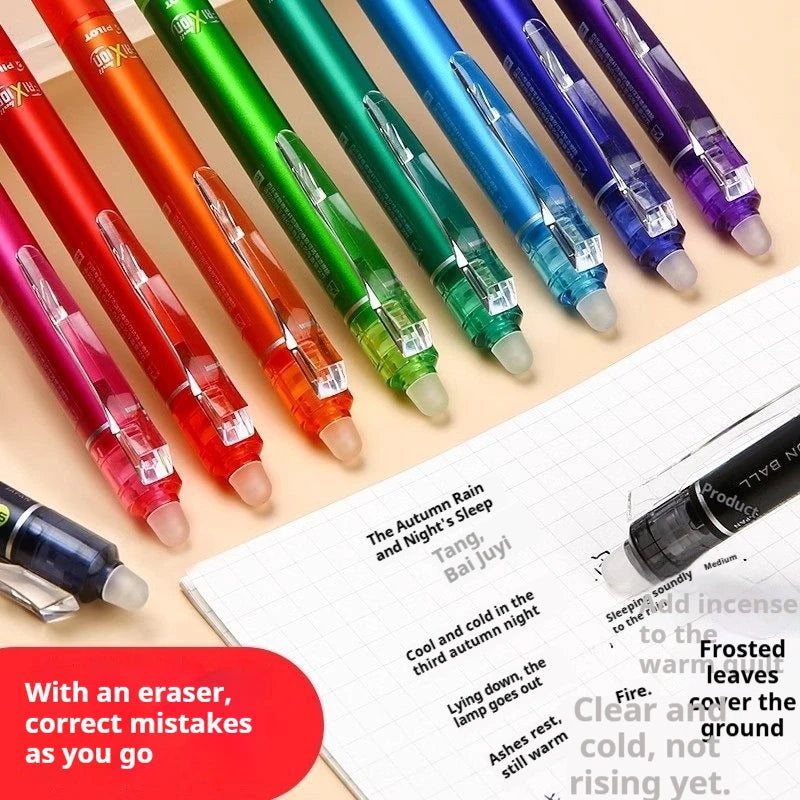 CowLost | product_id-japan-pilot-heat-erasable-gel-pen-0-5mm-fine-point-jumbo-ink-capacity-for-students-office |2