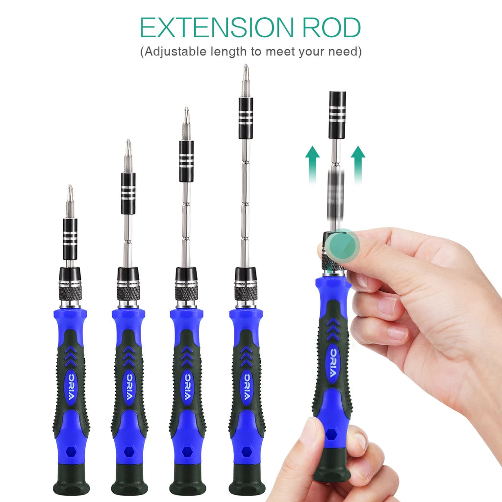 ORIA 60-in-1 Magnetic Precision Screwdriver Set for Electronics Repair