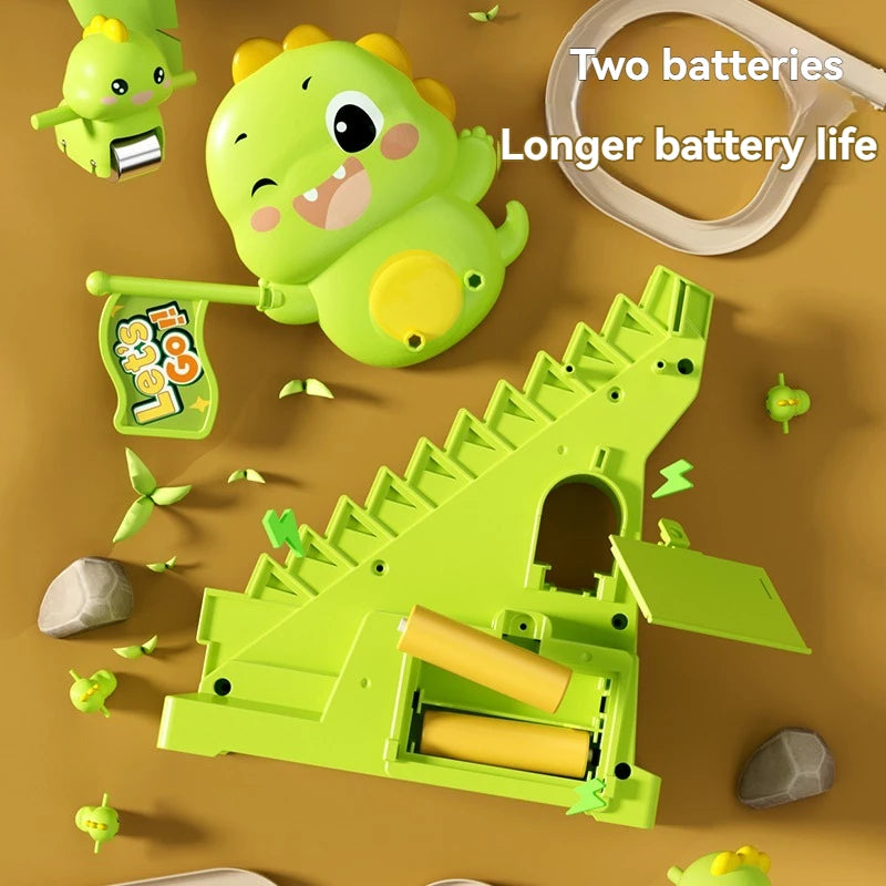 CowLost | product_id-stair-climbing-dinosaur-roller-coaster-toy-with-flashing-lights-and-music-interactive-parent-child-toy |4