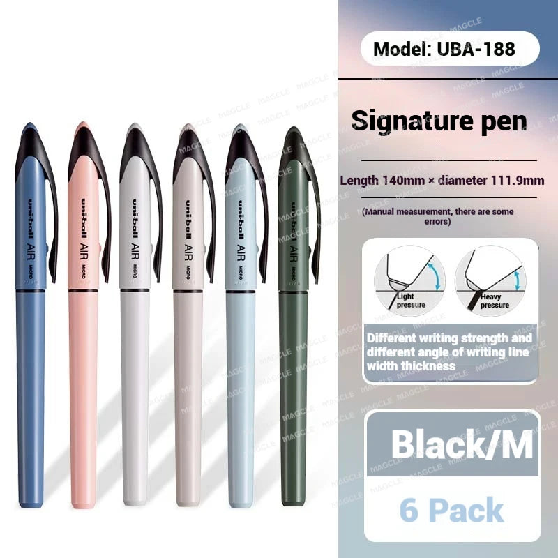 CowLost | product_id-uni-ball-air-uba-188-black-gold-series-gel-pen-quick-dry-high-end-office-pen |39