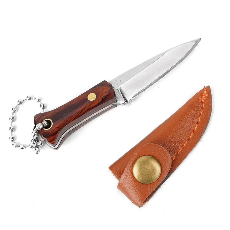 CowLost | activewear-pants-portable-mini-folding-knife-brass-color-wood-handle-stainless-steel-blade |55