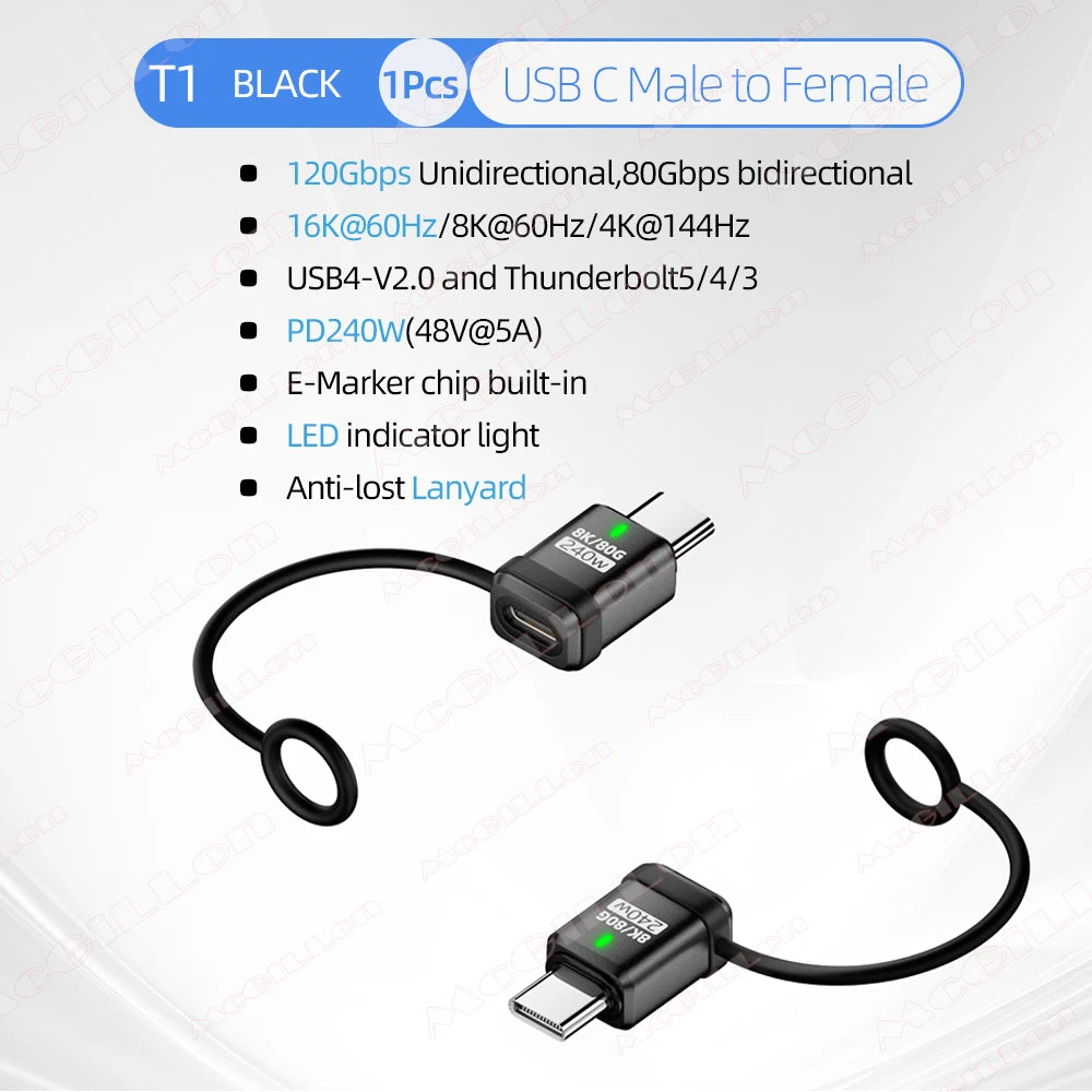 CowLost | product_id-usb4-2-0-pd-240w-5a-usb-c-to-usb-c-straight-angle-charger-adapter-120gbps-16k-60hz |22