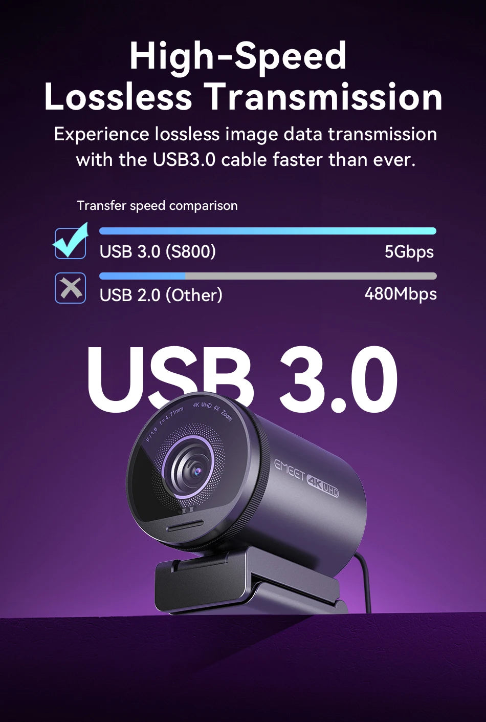 CowLost | 4k-webcam-uhd-web-camera-hdr-streaming-usb-camera-with-sony-sensor |20