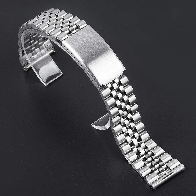 CowLost | bracelets-product_id-stainless-steel-watchband-12-22mm-for-seiko-casio-folding-clasp-unisex-wristband |9