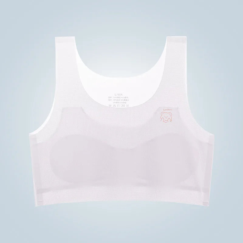 CowLost | product_id-wireless-solid-color-sports-tube-top-training-bra-for-teenage-girls-comfortable |25