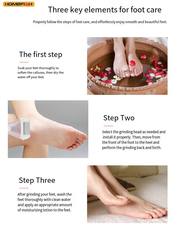 CowLost | product_id-homefish-usb-rechargeable-electric-pedicure-foot-grinder-with-replacement-heads-for-callus-removal |18
