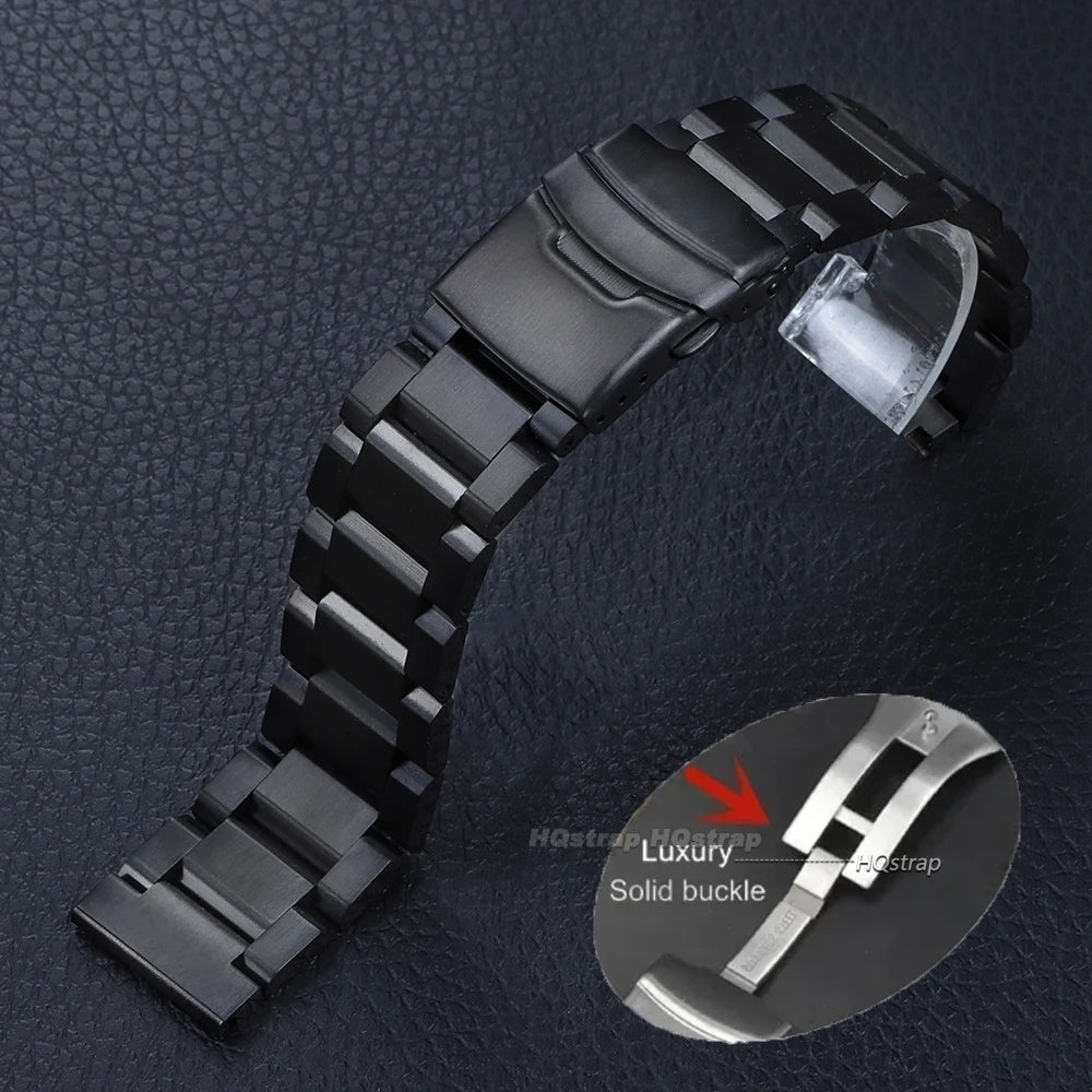 CowLost | product_id-stainless-steel-18-24mm-metal-buckle-strap-for-samsung-watch-3-huawei-watch-luxury-wristband |15