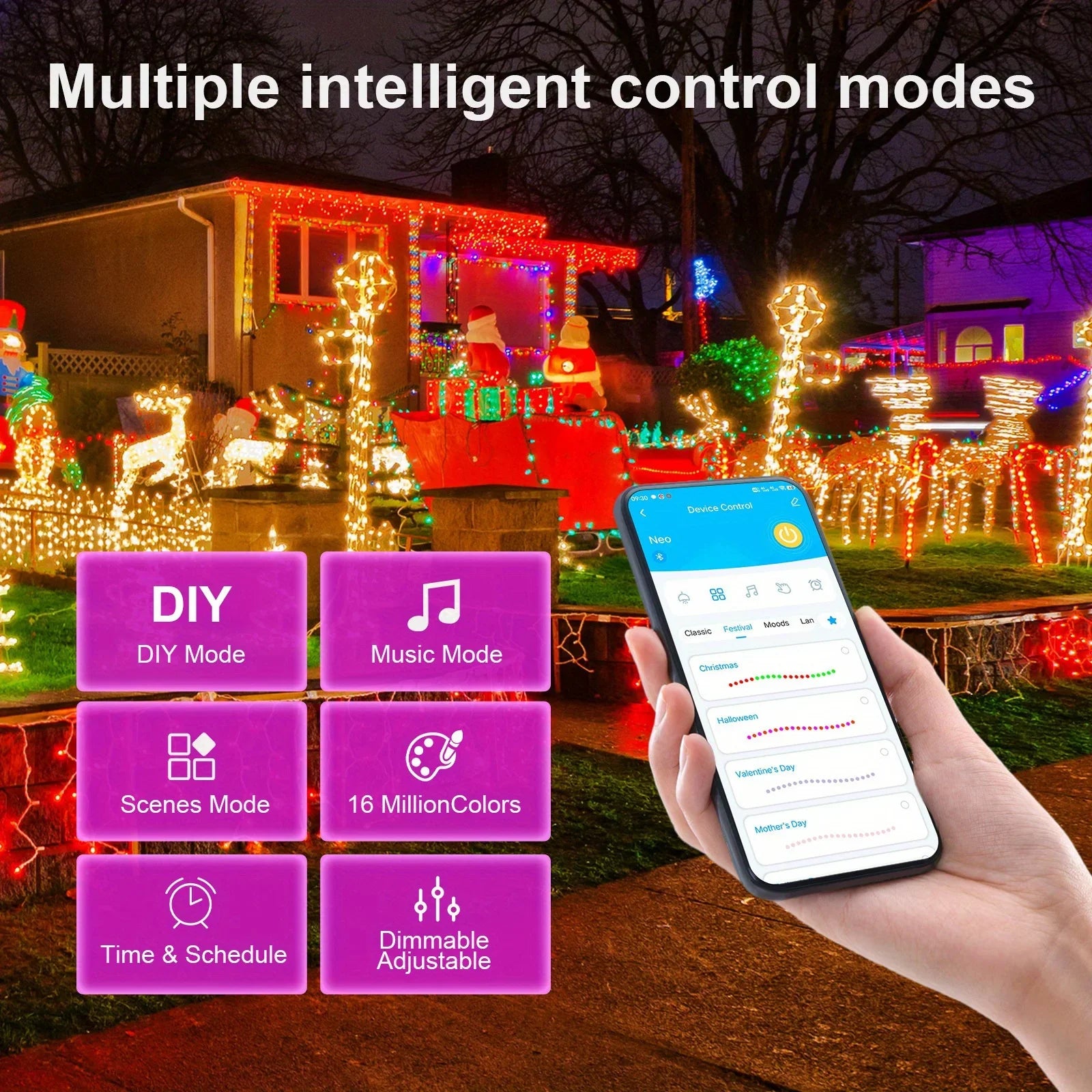 CowLost | led-lights-product_id-ws2812b-rgbic-led-string-light-bluetooth-usb-waterproof-for-christmas-tree-home-decor |3