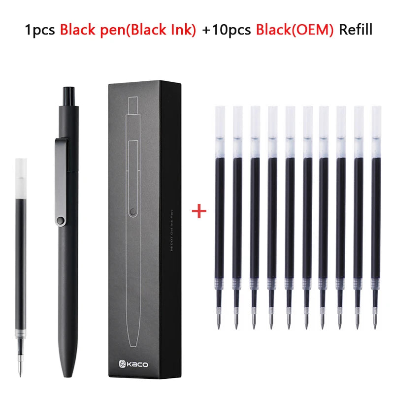 CowLost | product_id-kaco-midot-0-5mm-black-gel-ink-pen-quick-dry-metal-clip-premium-design |28