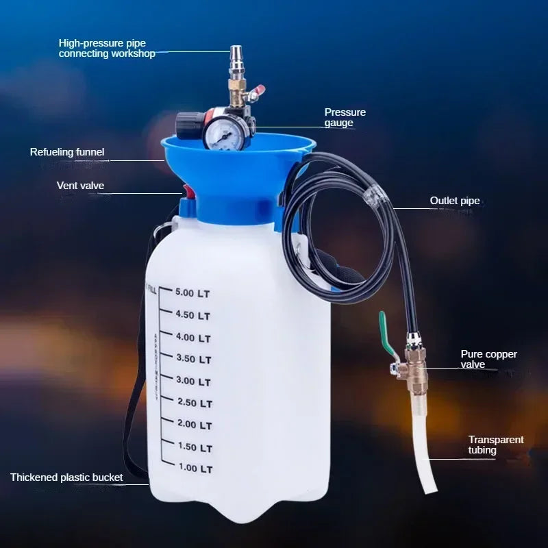 CowLost | 5l-pneumatic-filler-gear-transmission-fluid-tanker |3