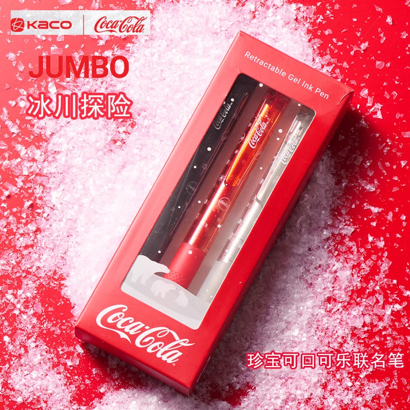 CowLost | product_id-kaco-x-coca-cola-3-pack-gel-pens-0-5mm-black-red-needle-point-1800m-long-writing-for-school-office |1