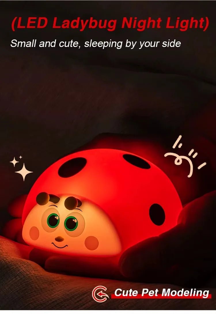 CowLost | product_id-kfvc-rechargeable-touch-control-ladybug-silicone-night-light-for-nursery |13