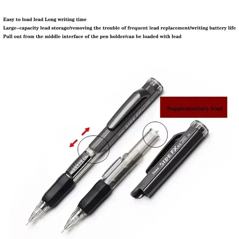 CowLost | product_id-pentel-japan-pd255-0-5mm-mechanical-pencil-side-push-non-retractable-for-drawing-and-sketching |2