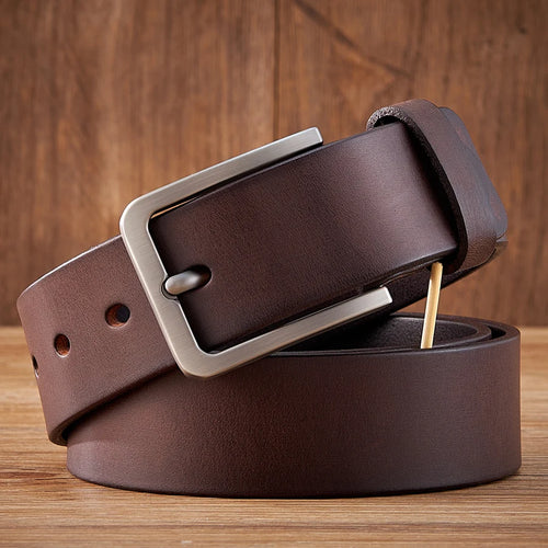 CowLost | 3-8cm-vintage-100-genuine-leather-belt-for-men |2