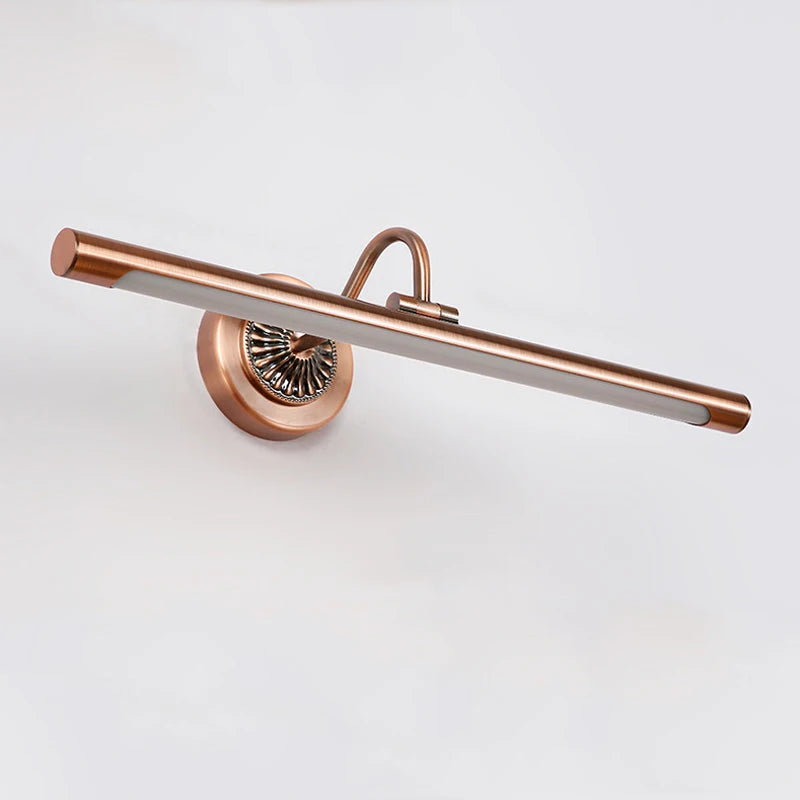 CowLost | product_id-red-bronze-8w-led-bathroom-wall-light-455mm-gold-european-mirror-lamp |2