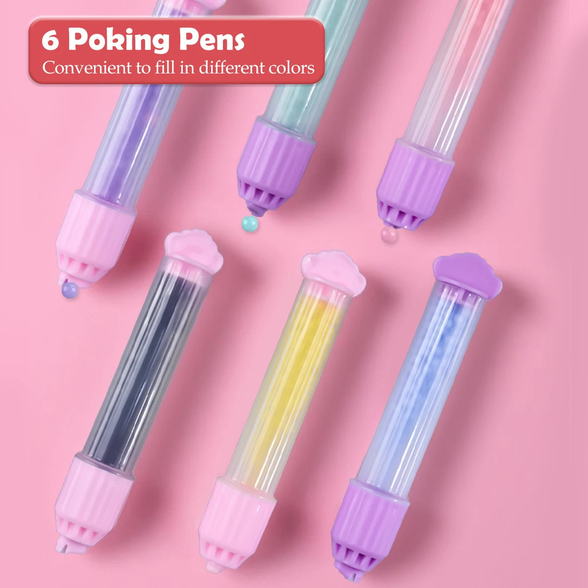 CowLost | product_id-diy-beads-pen-toy-set-handmade-creative-sticker-princess-rainbow-bow-girl-gift |5