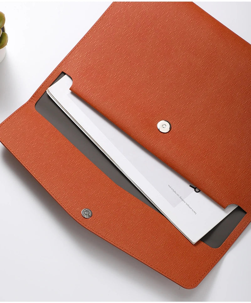 CowLost | faux-leather-document-bag-business-information-bag |19