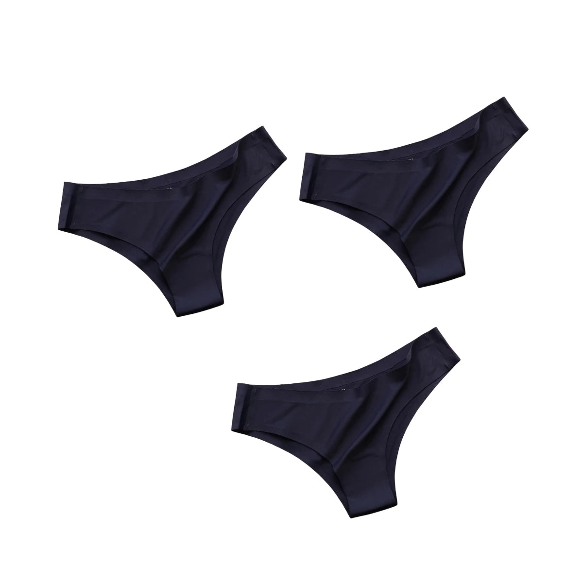 CowLost | product_id-3pcs-women-s-seamless-low-rise-ultra-thin-ice-silk-briefs-solid-color |24