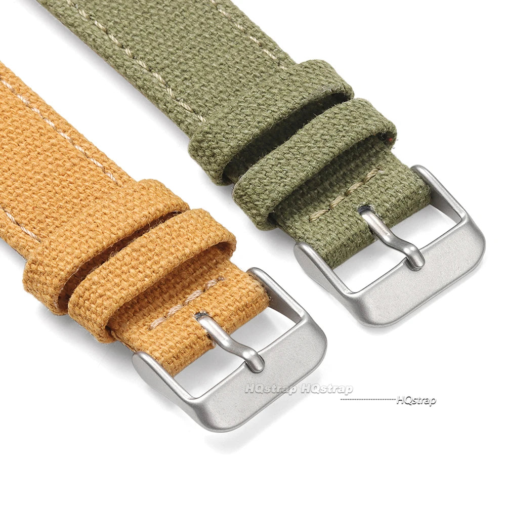 CowLost | product_id-20mm-22mm-nylon-canvas-leather-quick-release-military-watch-strap-replacement |6