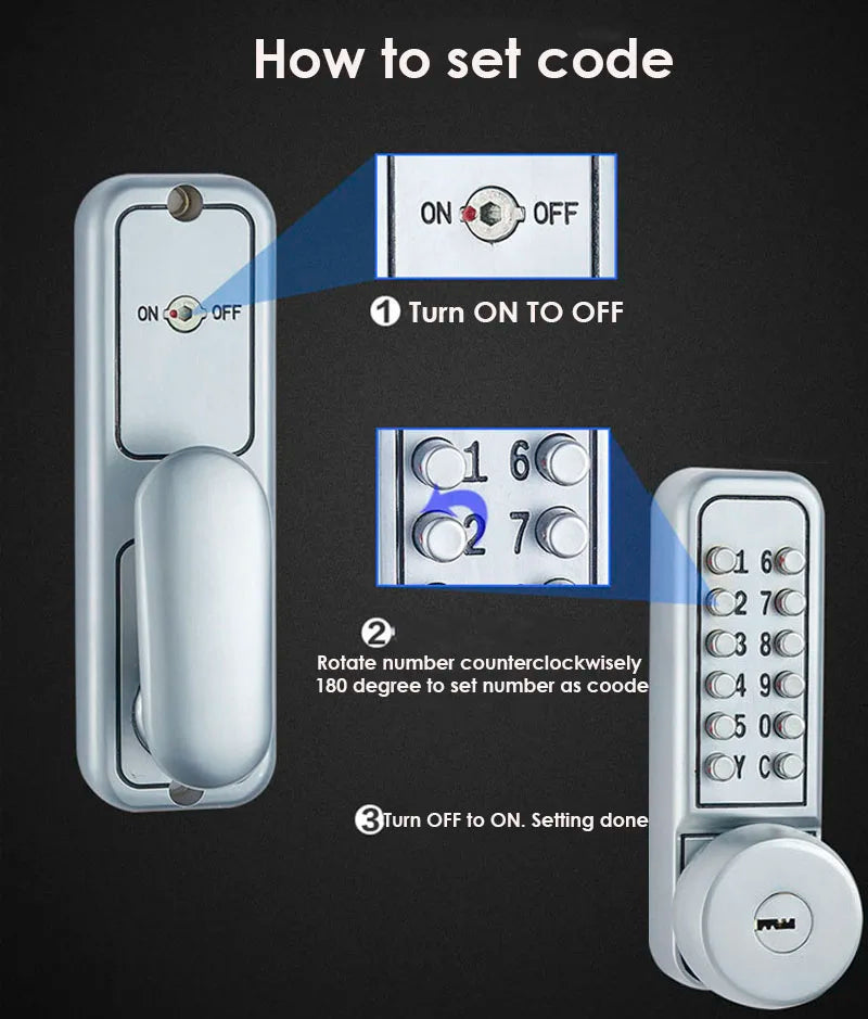CowLost | locks-keys-product_id-zinc-alloy-mechanical-keyless-combination-door-lock-for-outdoor-gate |9