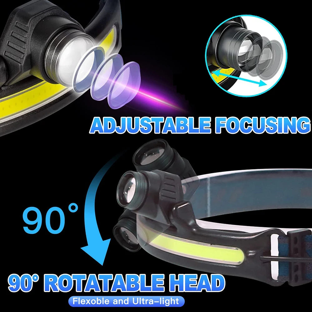 CowLost | product_id-100000-lumens-led-headlamp-with-xpe-cob-sensor-for-camping-fishing-running |3