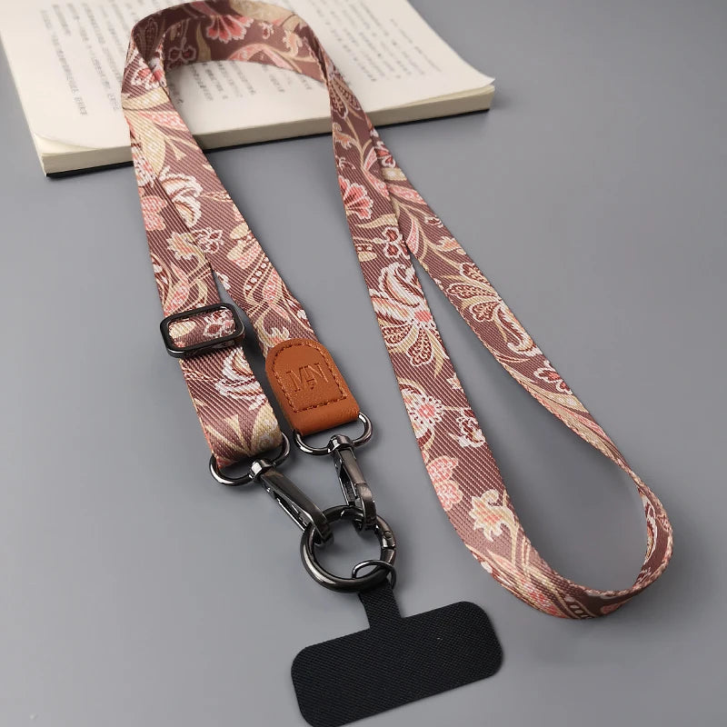 CowLost | uncategorized-adjustable-retro-pattern-crossbody-cell-phone-lanyard-with-card-gasket |22