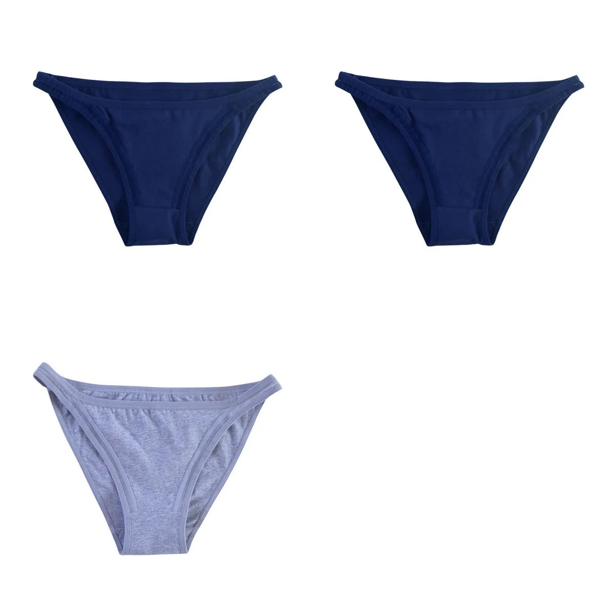 CowLost | product_id-3pcs-womens-cotton-low-rise-brazilian-briefs-with-mesh-sides-m-xl |15