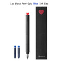 CowLost | product_id-kaco-first-love-fountain-pen-rotating-cap-ef-fine-nib-pocket-size-black-white-smooth-writing-calligraphy-gift |37
