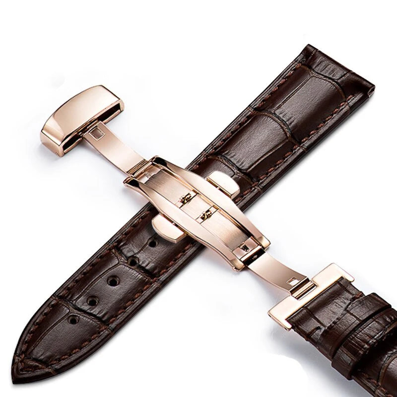 CowLost | product_id-genuine-cowhide-leather-waterproof-watchband-slub-pattern-16-24mm-universal-strap |17