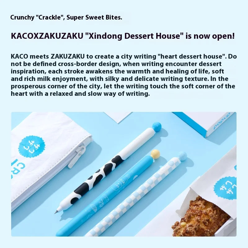 CowLost | product_id-kaco-zakuzaku-0-5mm-gel-pen-set-black-ink-smooth-writing-for-journaling-work-study-3pcs |2