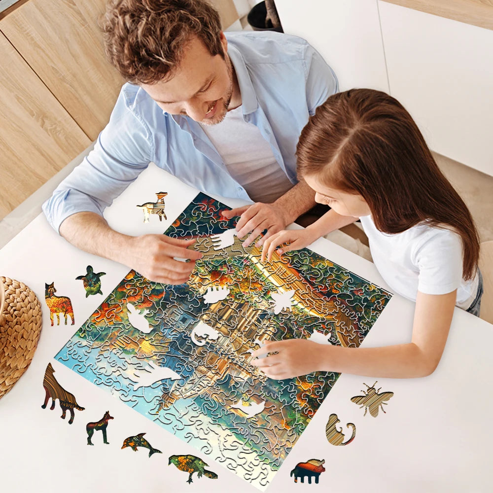 CowLost | product_id-wooden-jigsaw-puzzles-with-artistic-shaped-regular-designs-for-fun-and-decor |4