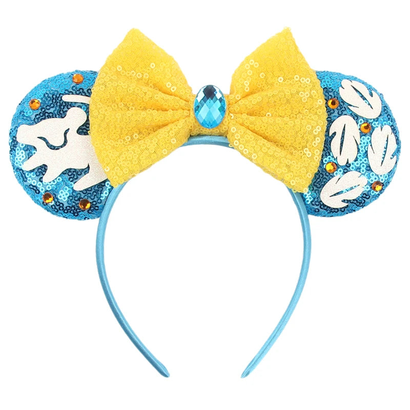 CowLost | cartoon-lilo-stitch-head-band-girls-sequins-bow-hairband |24