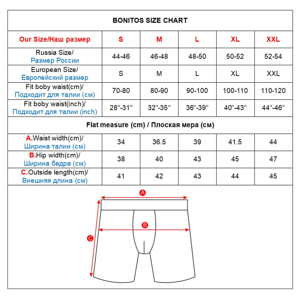 CowLost | long-leg-3pcs-pack-men-panties-polyester-underwear-male |2