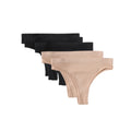 CowLost | 5pcs-set-seamless-briefs-women-brazilian-panties-sexy-lingerie-female-underpants-low-rise-bottom-solid-color-underwear-m-l |26
